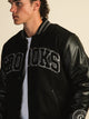 CROOKS & CASTLES CROOKS & CASTLES COLLEGIATE VARSITY JACKET - Boathouse