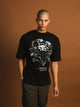 CROOKS & CASTLES CROOKS & CASTLES NEW MEDUSA ACID WASH T-SHIRT - Boathouse