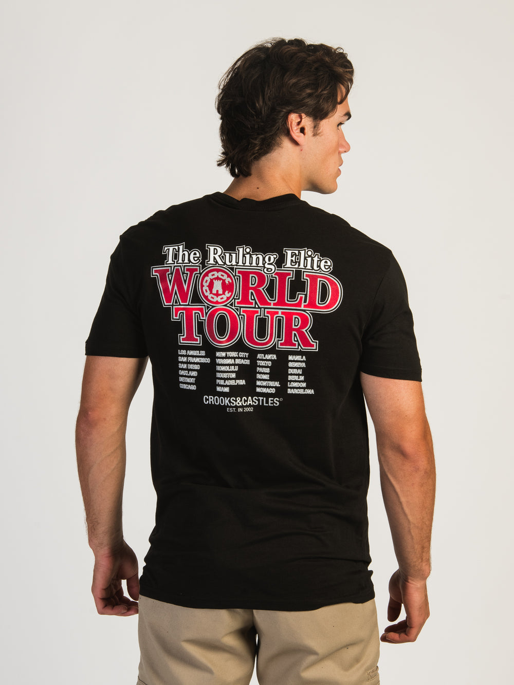 CROOKS & CASTLES WORLD TOUR T-SHIRT