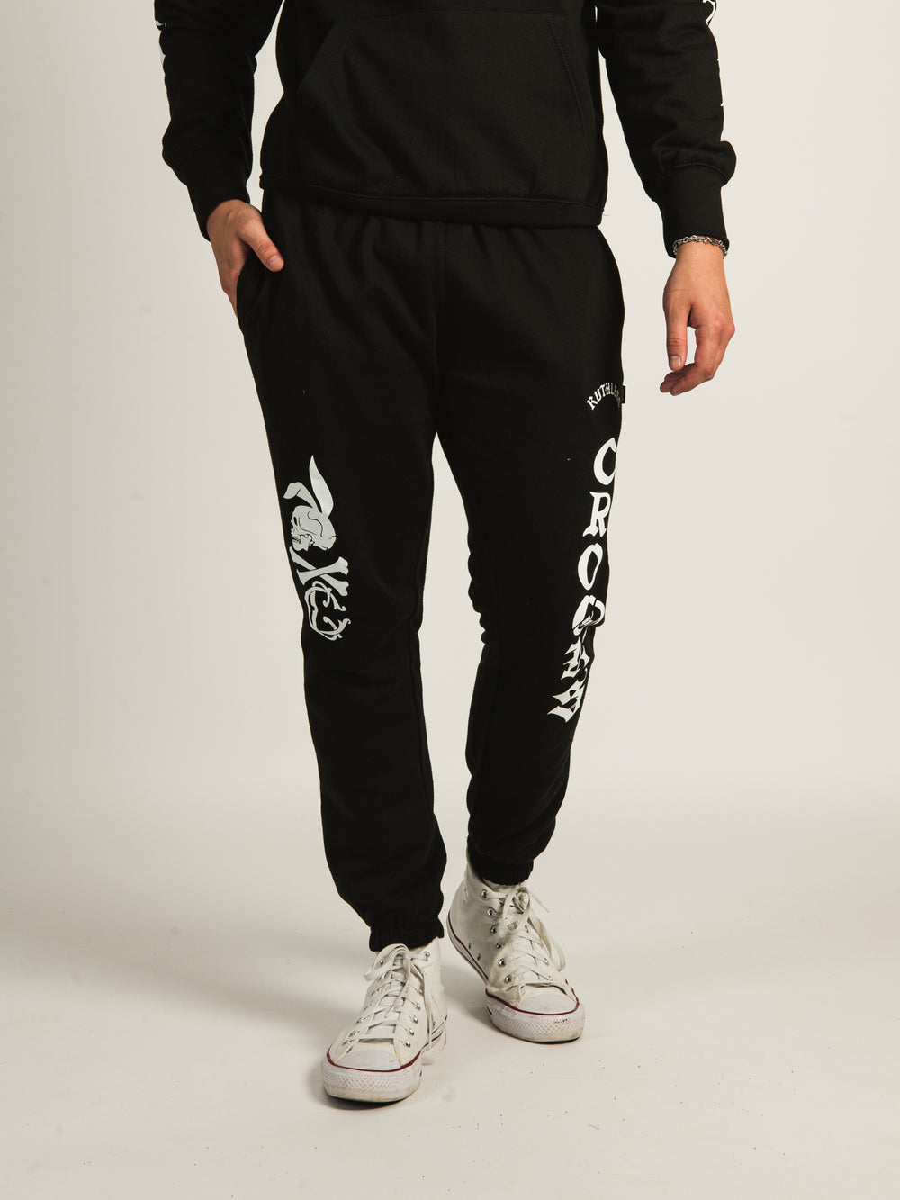 CROOKS & CASTLES CROOKS SKULL BUNNY CROSS JGGR