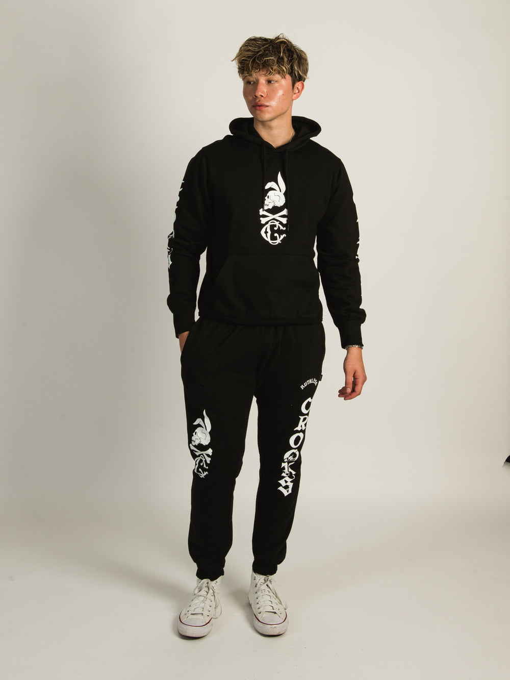 CROOKS & CASTLES CROOKS SKULL BUNNY CROSS JGGR