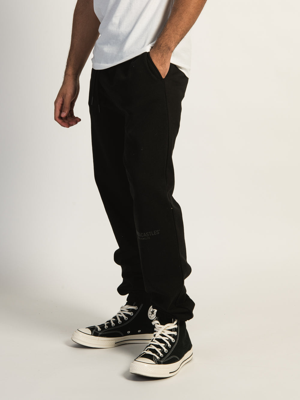 CROOKS & CASTLES RUBBER PATCH JOGGER