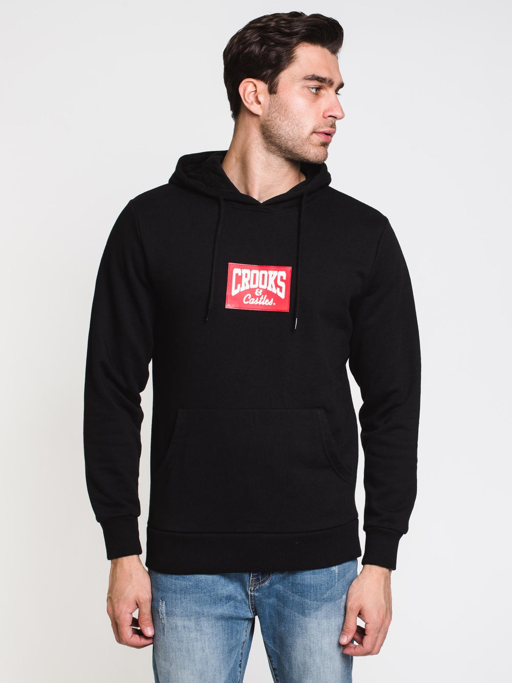 CROOKS & CASTLES RED BOX C&C PULLOVER HOODIE  - CLEARANCE