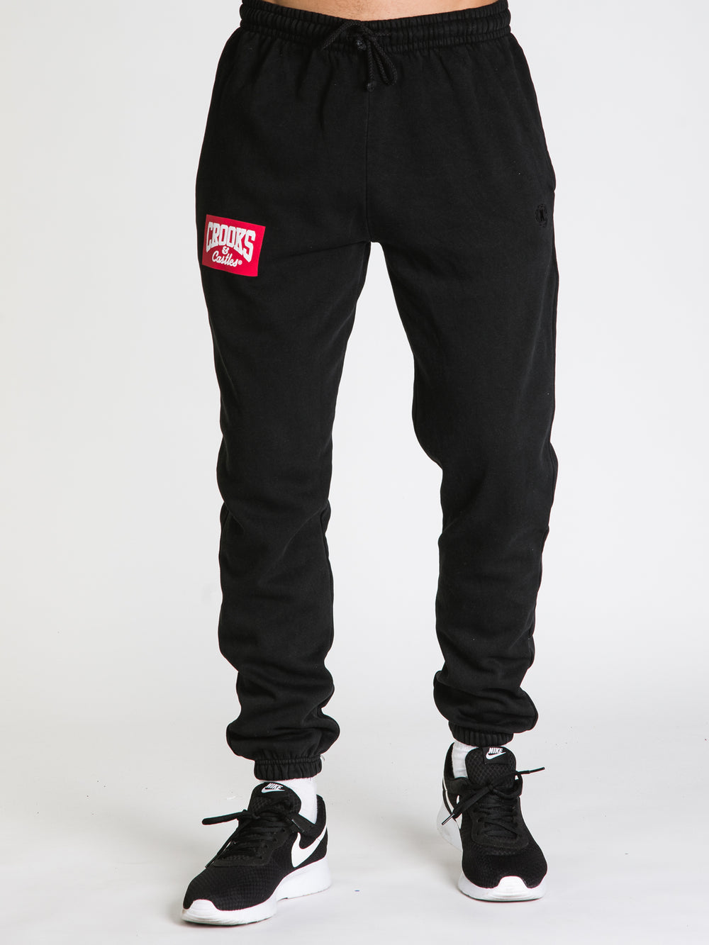 CROOKS & CASTLES RED BOX LOGO SWEATPANT  - CLEARANCE