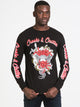 CROOKS & CASTLES CROOKS & CASTLES MEDUSA CHAIN LONG SLEEVE TEE - CLEARANCE - Boathouse