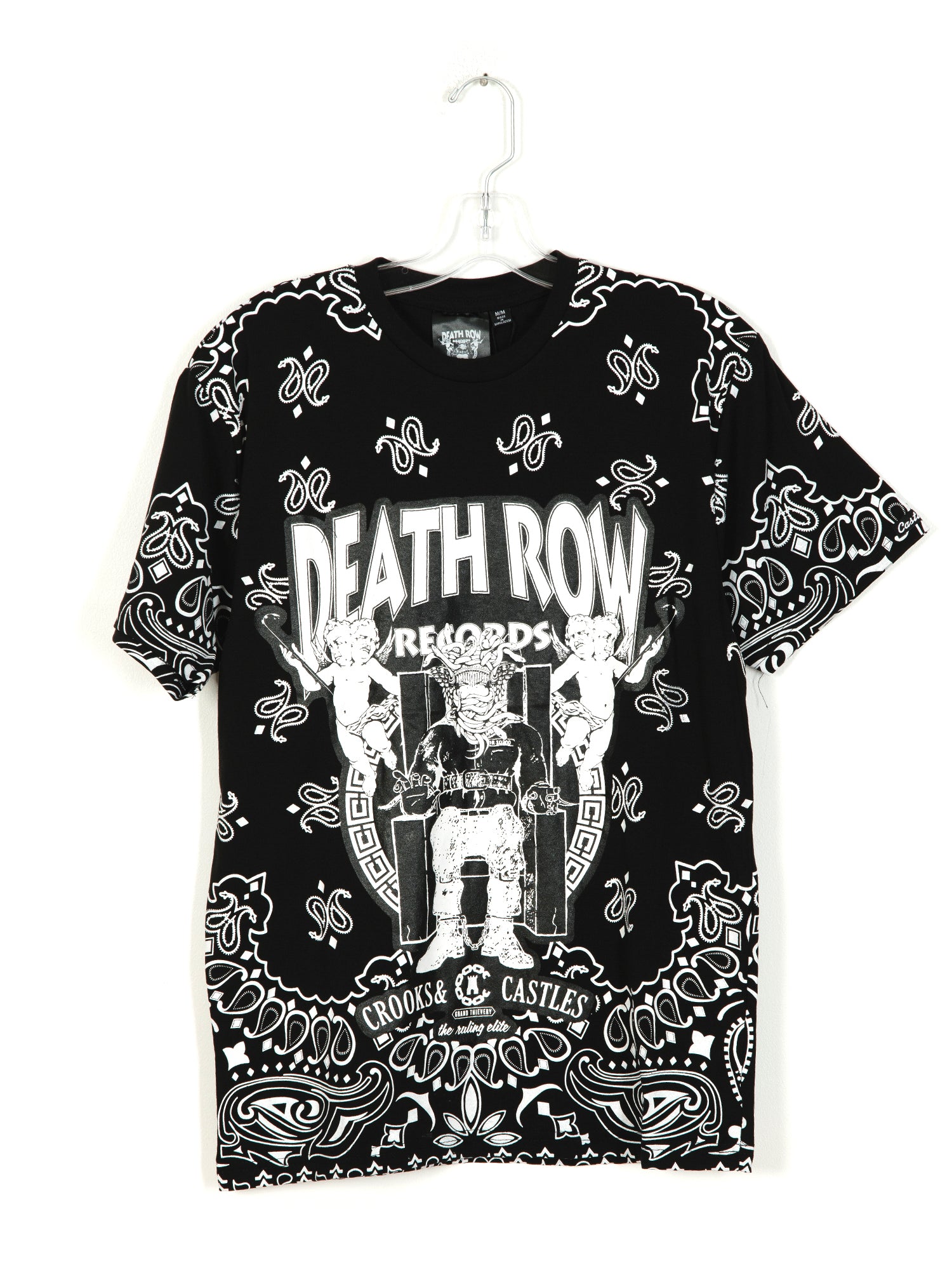 CROOKS & CASTLES SNOOP DOGG DEATH ROW X CROOKS BANDANA T - CLEARANCE