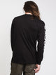 CROOKS & CASTLES MENS KLEPTO C&C LONG SLEEVE T- BLACK - CLEARANCE - Boathouse