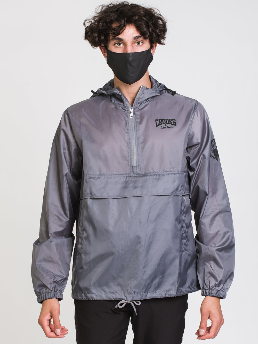 CROOKS & CASTLES MEDUSA PACKABLE JACKET  - CLEARANCE