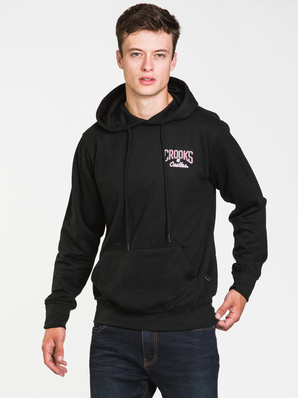 CROOKS & CASTLES CROOKS LOGO PULLOVER  - CLEARANCE