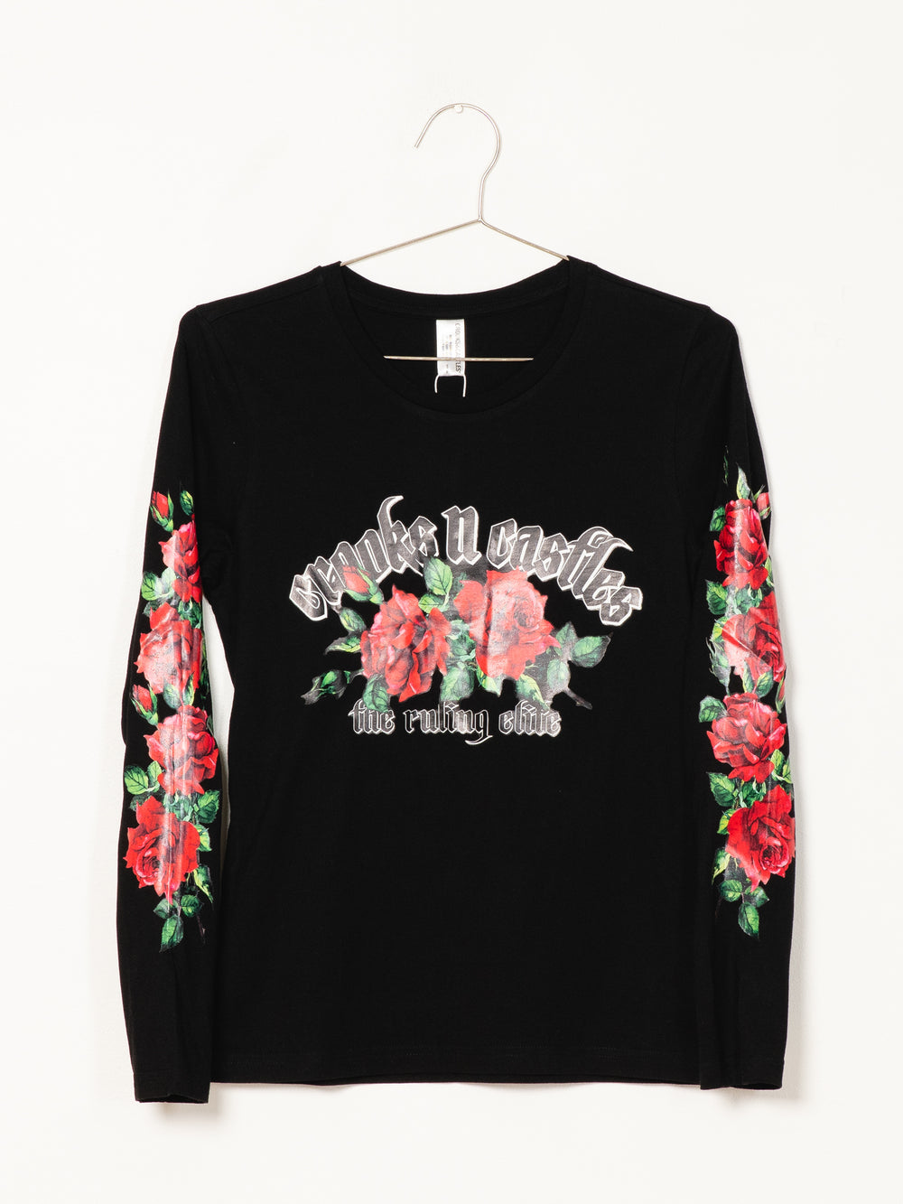 CROOKS & CASTLES ROSES RULING ELITE LONG SLEEVE TEE - CLEARANCE