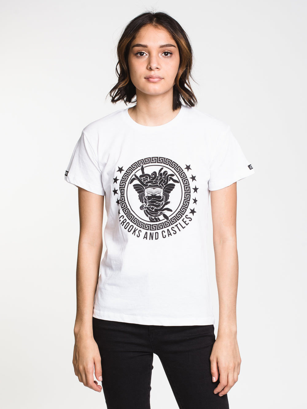 CROOKS & CASTLES MEDUSA SHORT SLEEVE TEE  - CLEARANCE