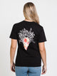 CROOKS & CASTLES CROOKS & CASTLES FLORAL BANDUSA SHORT SLEEVE BOYFRIEND TEE - CLEARANCE - Boathouse