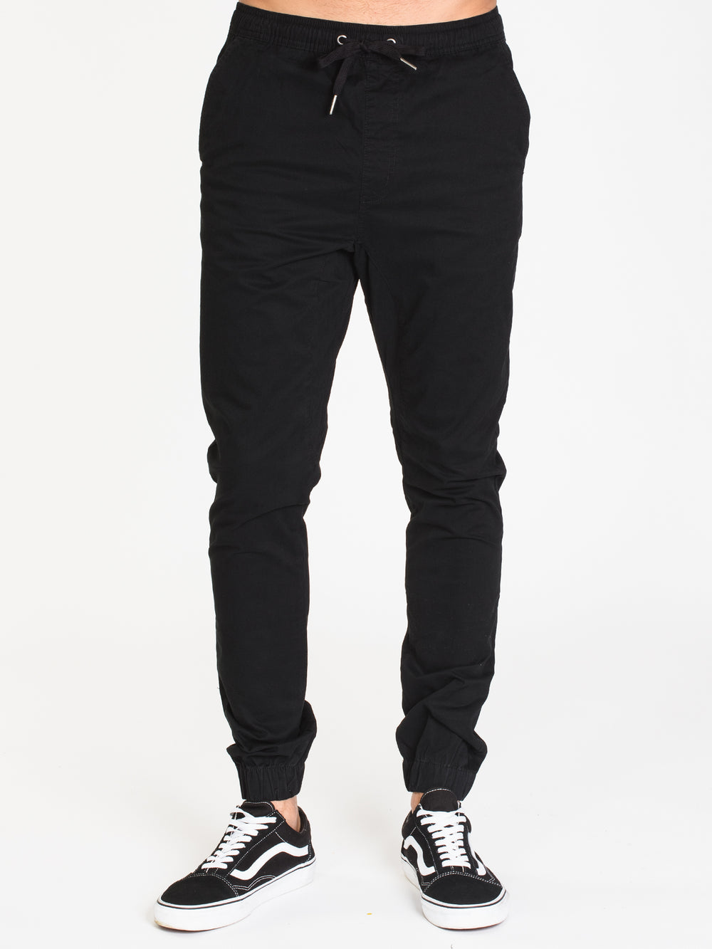 MENS CROOKS JOGGER - BLACK - CLEARANCE