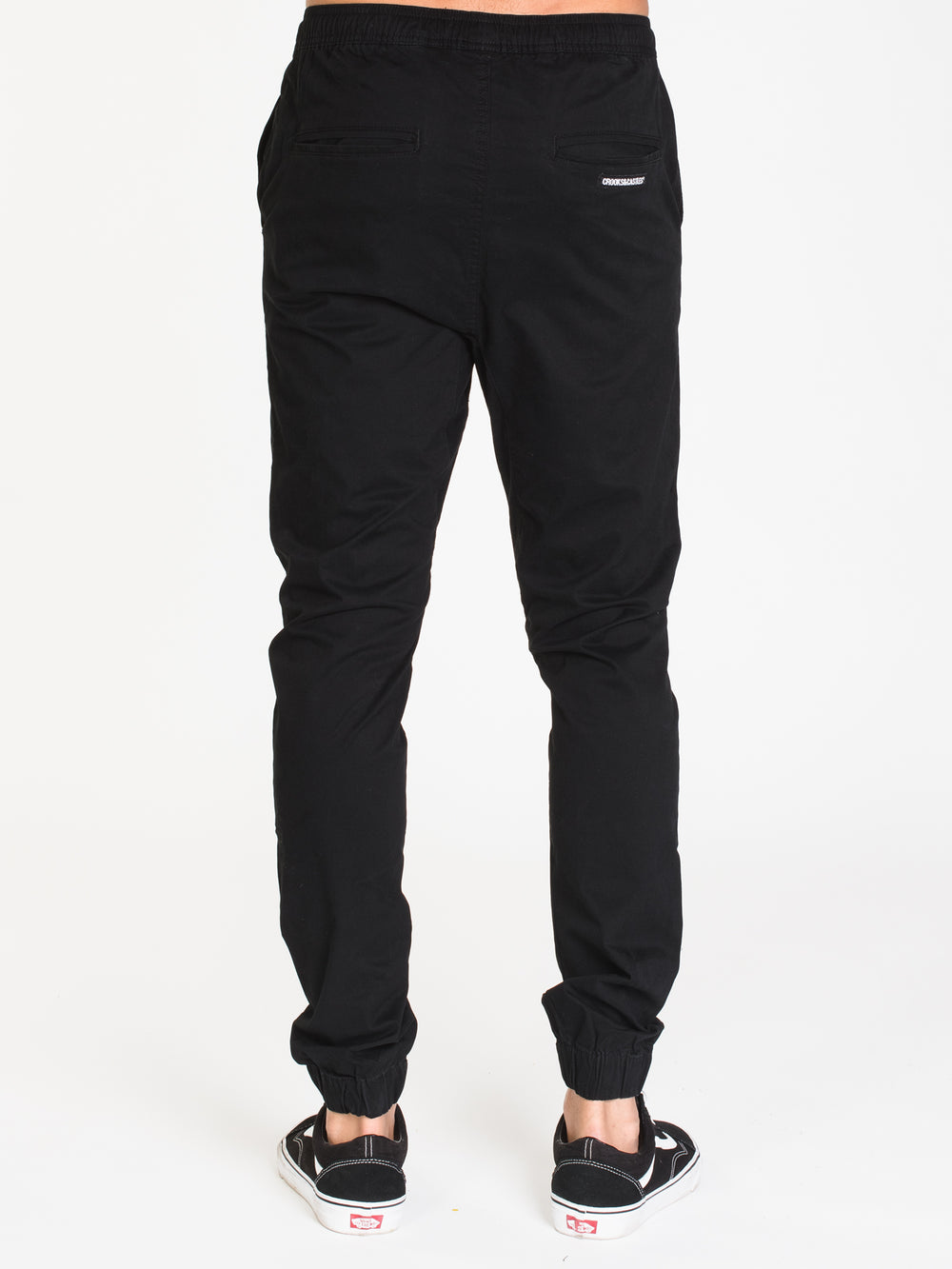 MENS CROOKS JOGGER - BLACK - CLEARANCE