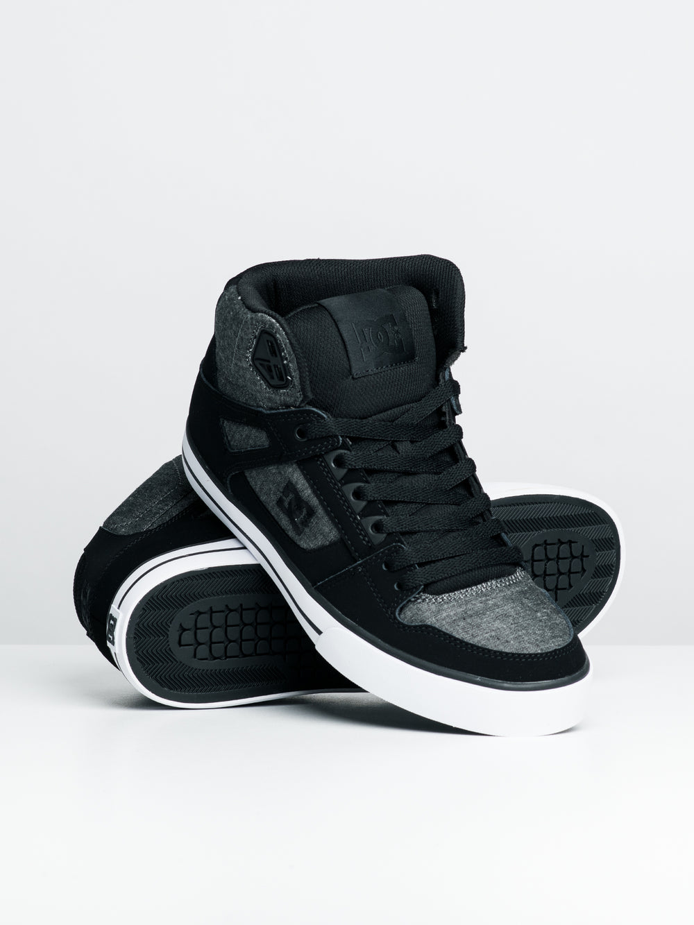 MENS DC SHOES PUYRE HIGH-TOP SNEAKER - CLEARANCE