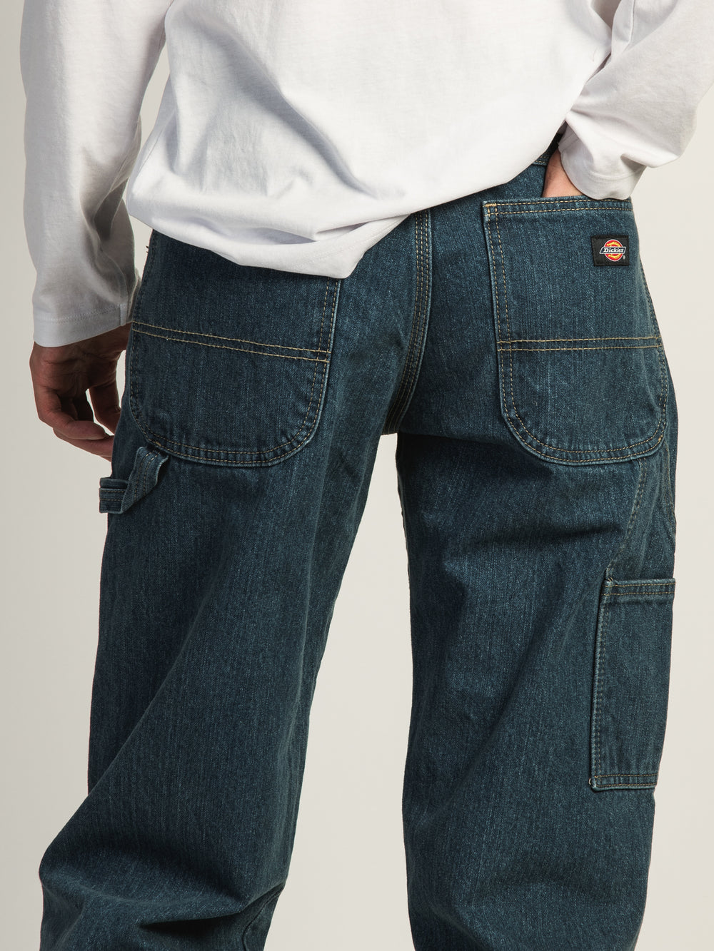 Dickies Relaxed Fit Straight-been Duck Carpenter Jeans voor heren - Zwart Dickies Relaxed Fit Straight-been Duck Carpenter Jeans voor heren - Zwart