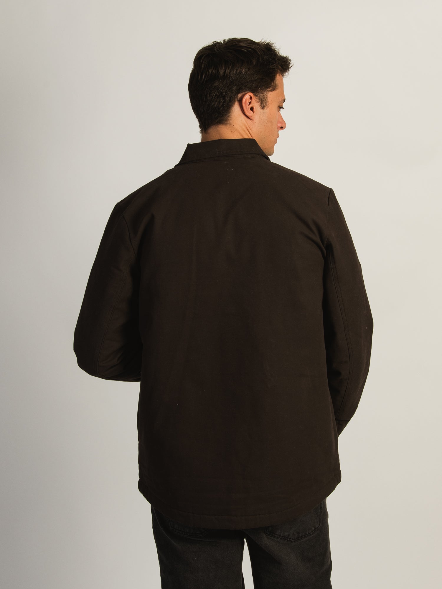 DICKIES SKATE HEAVYWEIGHT LINED DUCK SNAP JACKET - CLEARANCE