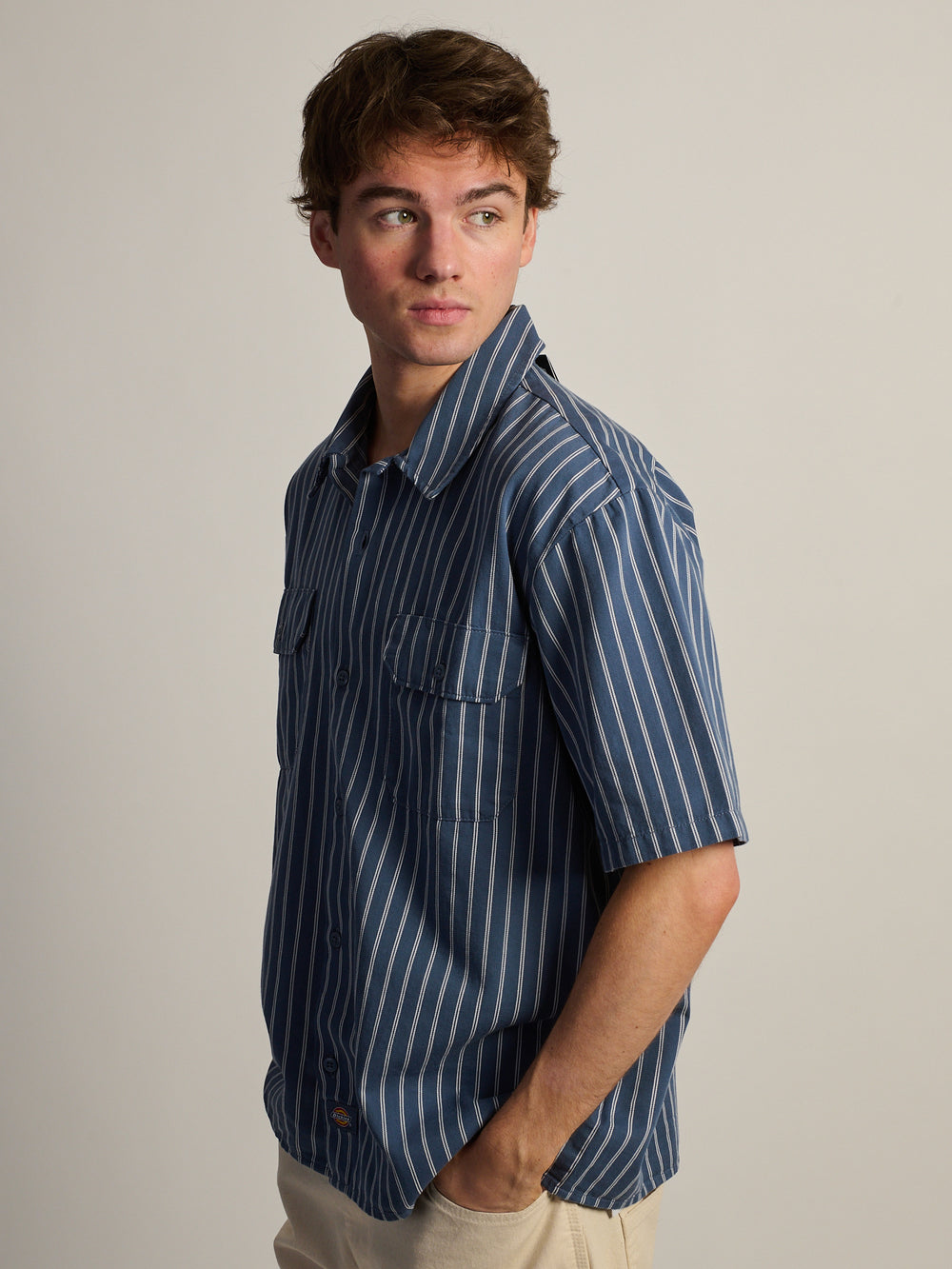 CHEMISE DE TRAVAIL À MANCHES COURTES USÉE DE DICKIES