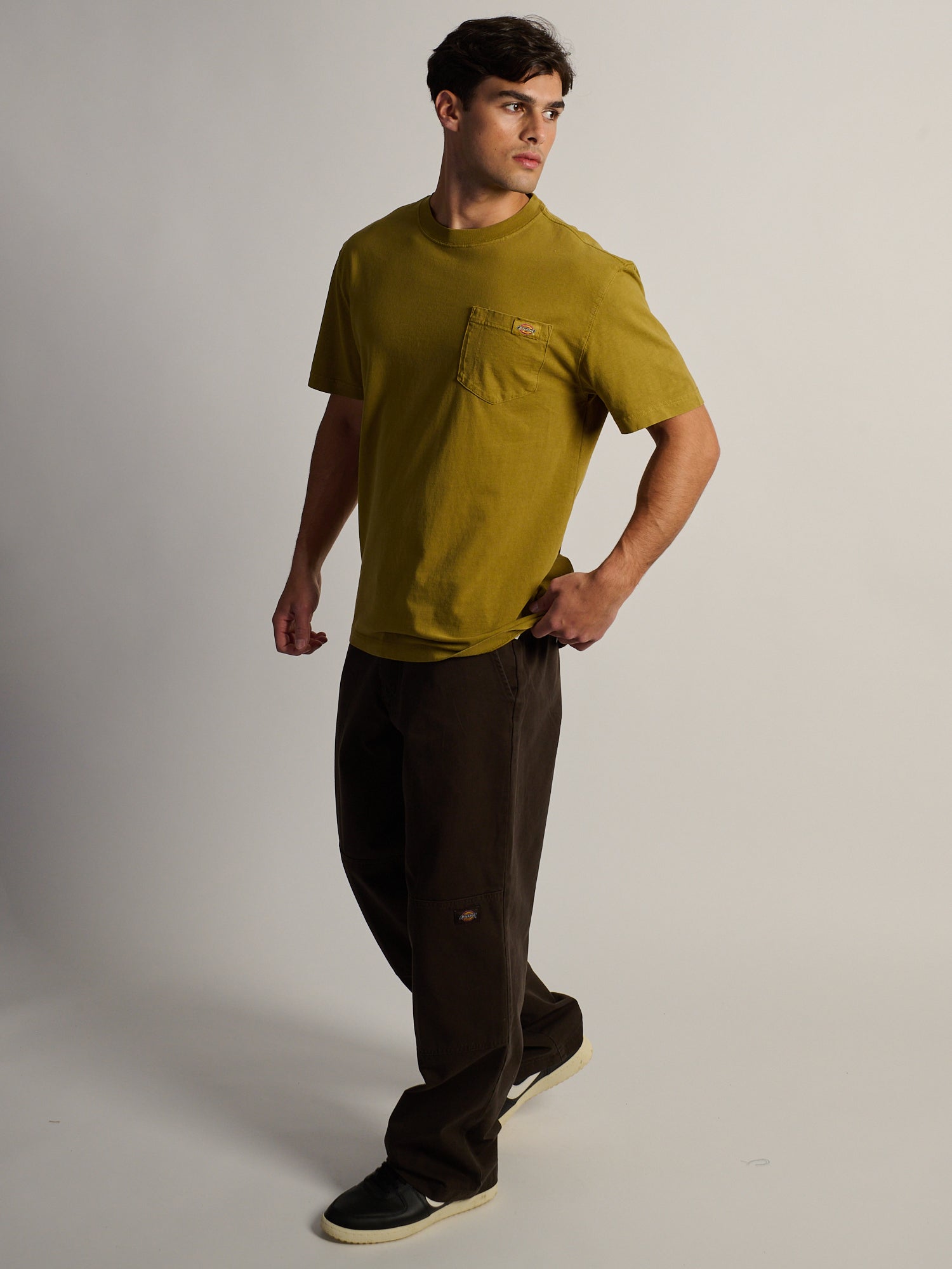 PANTALON DE TRAVAIL DICKIES USÉ AU GENOU DOUBLE