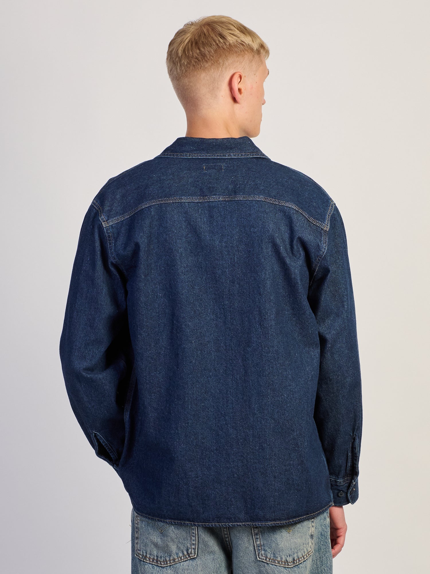 DICKIES LONG SLEEVE DENIM SHIRT