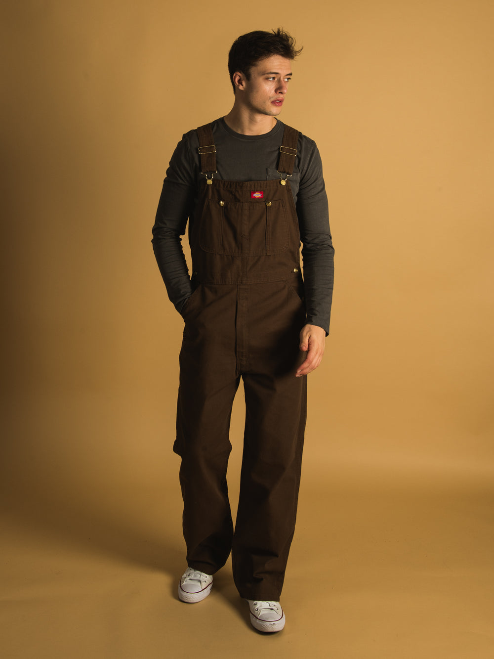 DICKIES DUCK & RINSED DENIM RIB OVERALL