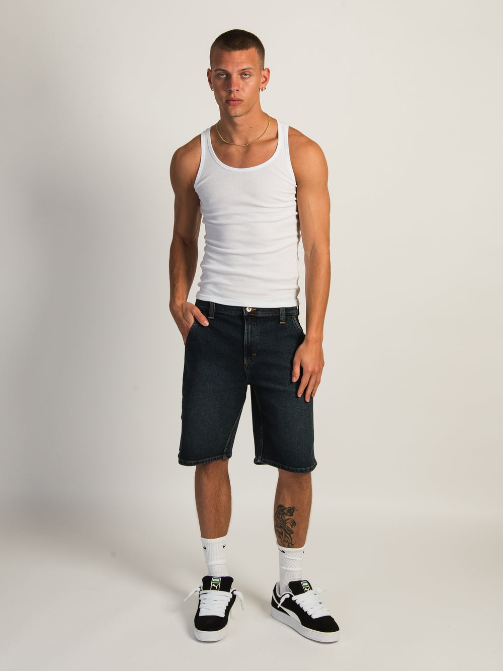 SHORT DICKIES DENIM CARPENTER 10in