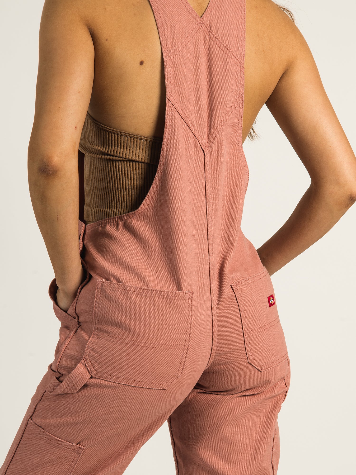 Dickies pink outlet overall dress