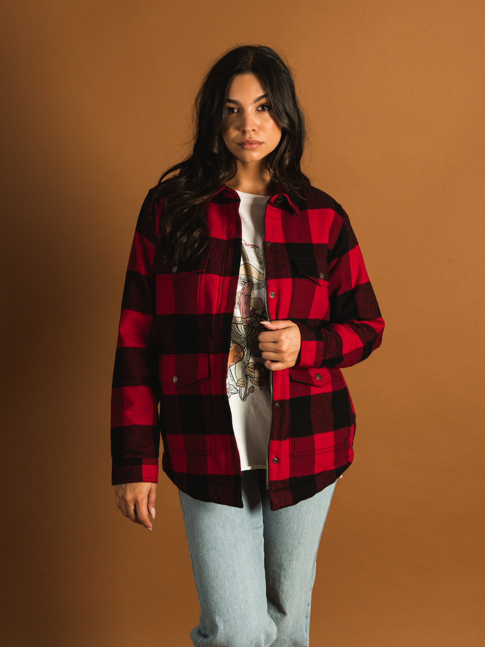 DICKIES SHERPA LINED FLANNEL  - CLEARANCE