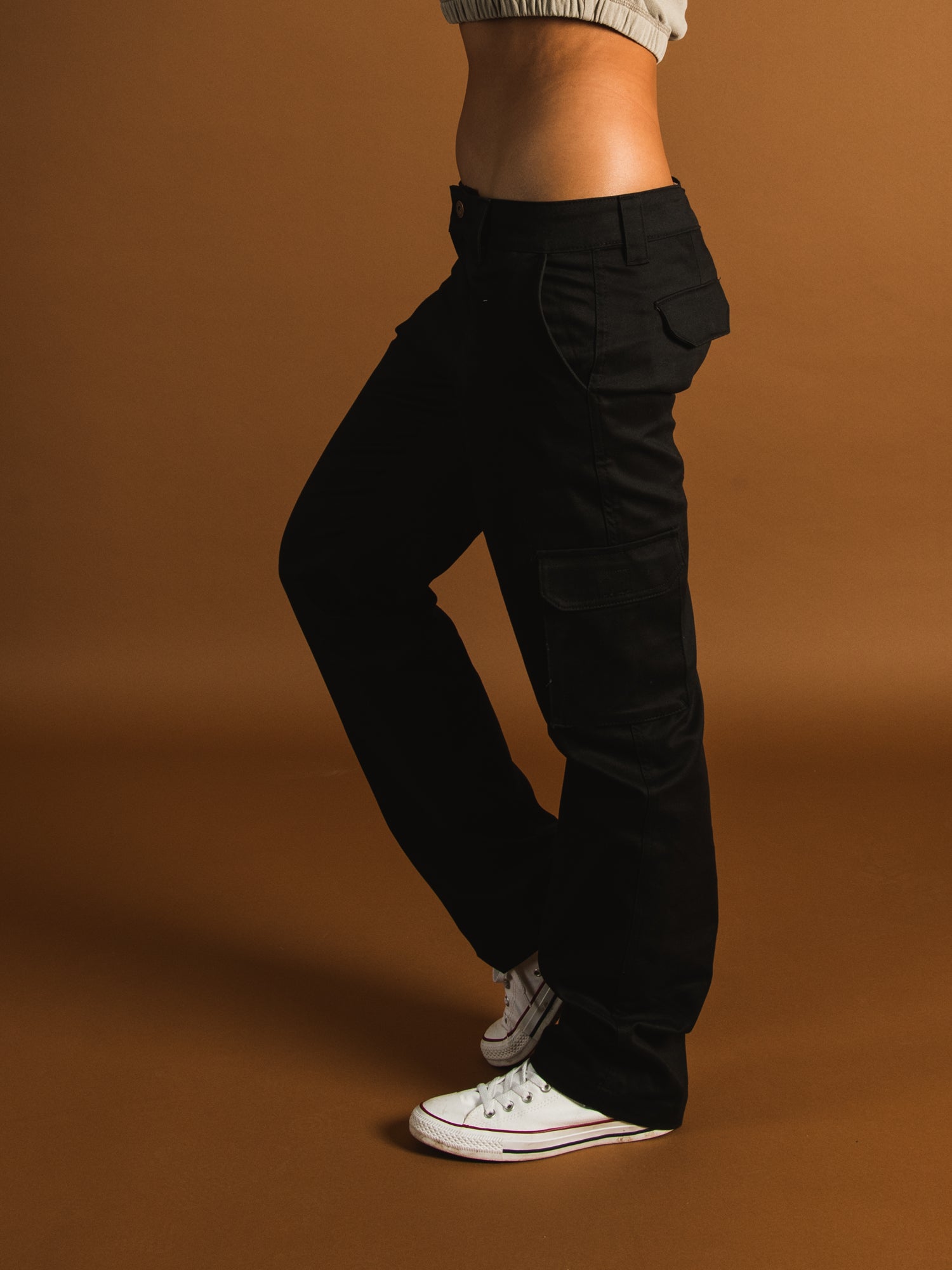 Fixed Waistband Relaxed Fit Cargo Pants | boohooMAN USA