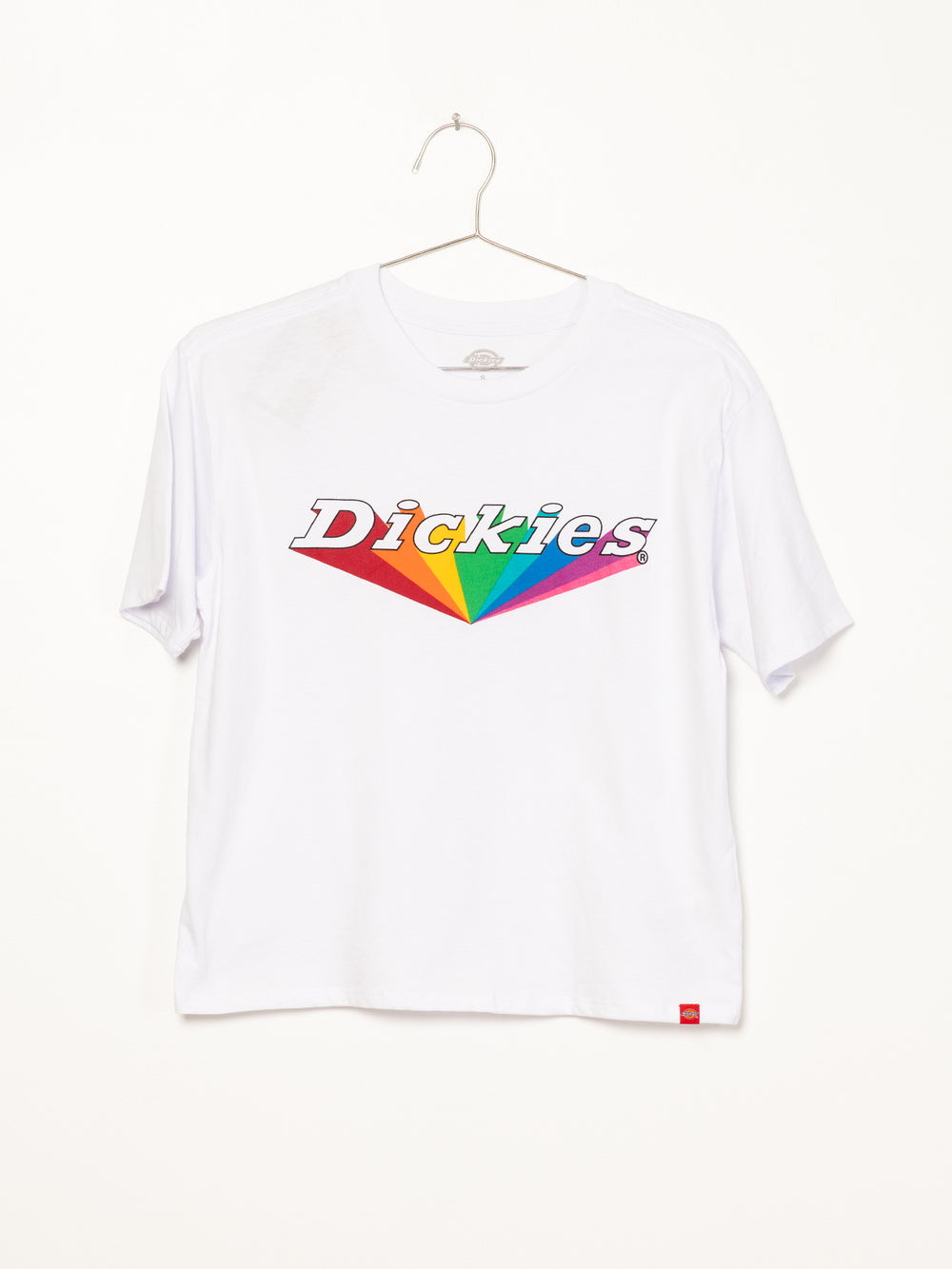 DICKIES RAINBOW MARQUEE TOMBOY SHORT SLEEVE T-SHIRT - CLEARANCE