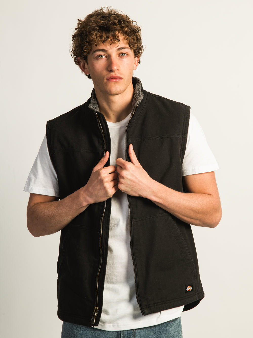 DICKIES MENS DUCK FLC LINED VEST