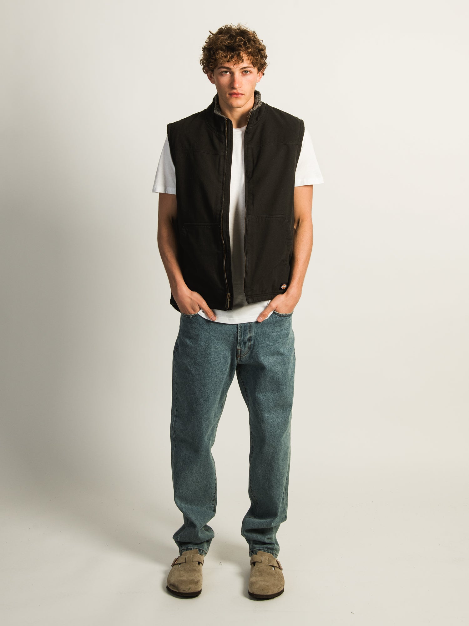 DICKIES MENS DUCK FLC LINED VEST