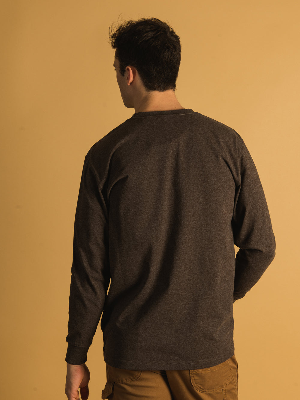 DICKIES HEAVYWEIGHT LONG SLEEVE POCKET T-SHIRT  - CLEARANCE