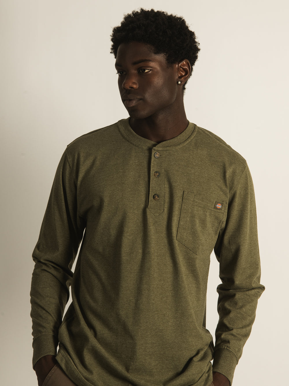  TSHIRT HENLEY HEAVYWEIGHT POUR HOMME