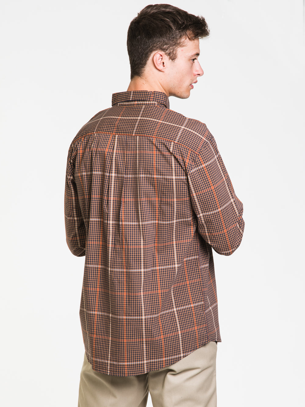 DICKIES RELAXED FIR FLEX LONG SLEEVE PLAID  - CLEARANCE