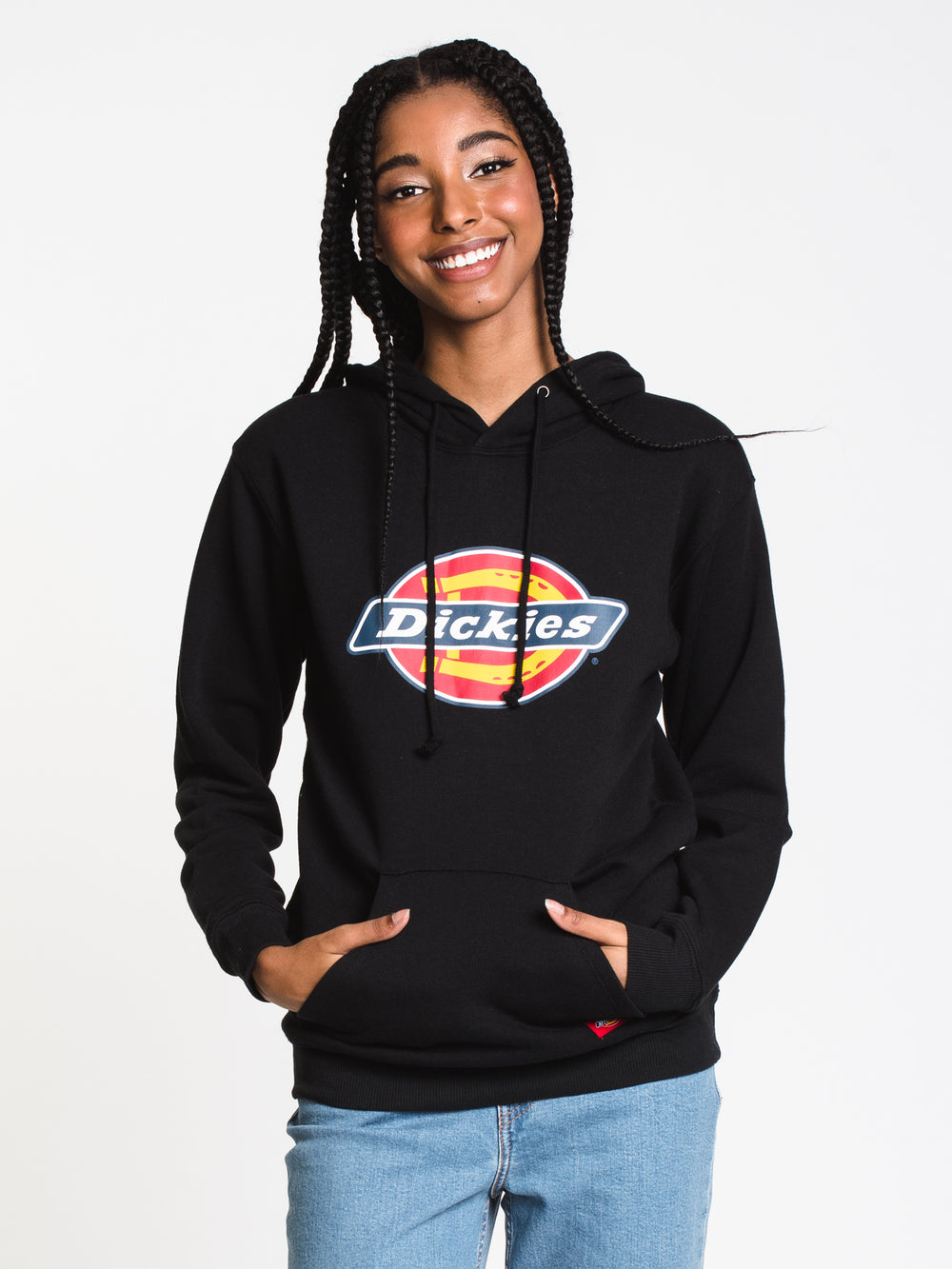 DICKIES RELAXED LOGO PULLOVER HOODIE  - CLEARANCE