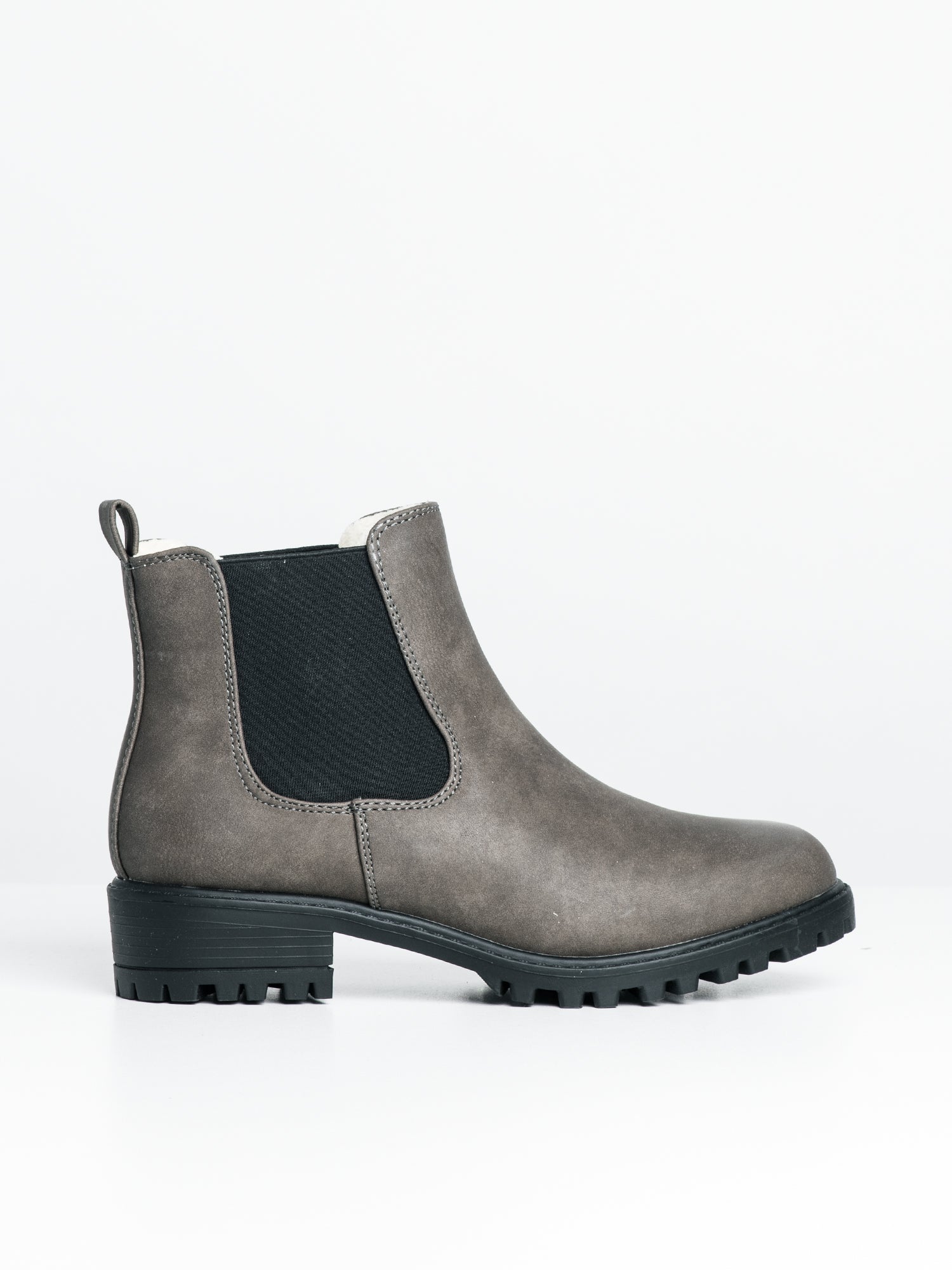 Short shop grey boots