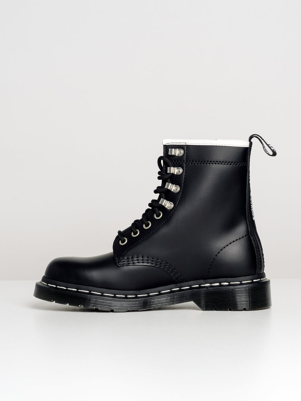 WOMENS DR MARTENS 1460 ZIP HARDWARE SMOOTH BOOT - CLEARANCE