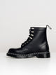 DR MARTENS WOMENS DR MARTENS 1460 ZIP HARDWARE SMOOTH BOOT - CLEARANCE - Boathouse