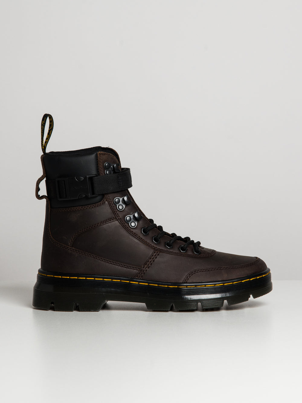 DR MARTENS COMBS TECH LEATHER CRAZY HORSE BOOTS - CLEARANCE