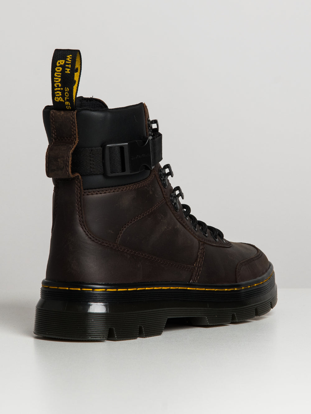 MENS DR MARTENS COMBS TECH LEATHER CRAZY HORSE BOOTS