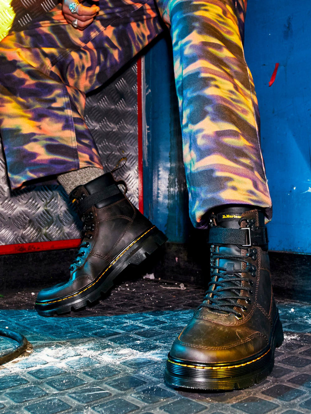 Martens Boots Combs Crazy Horse Leather Casual Boots Dr Martens