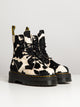 DR MARTENS WOMENS DR MARTENS JADON COW PRINT HAIR ON - Boathouse