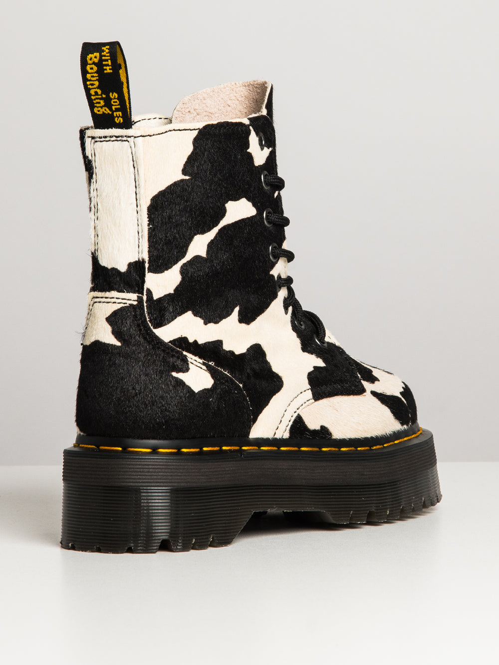 BOTTINES JADON COW PRINT HAIR ON