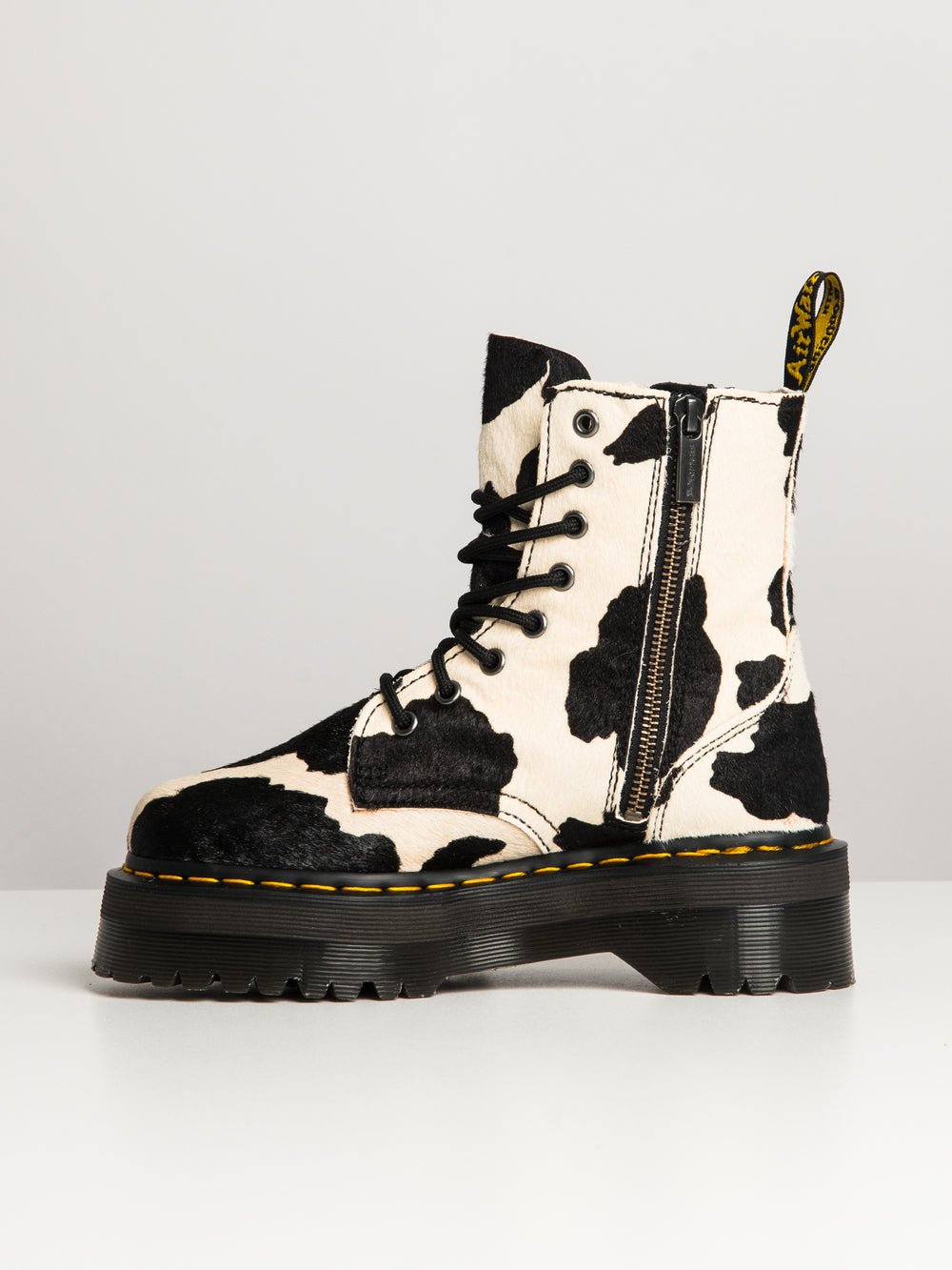 BOTTINES JADON COW PRINT HAIR ON