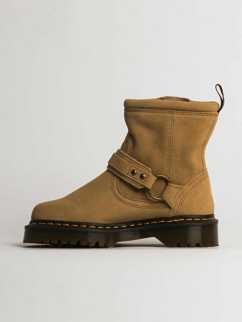 WOMENS DR MARTENS ANISTONE HRNS - TAN