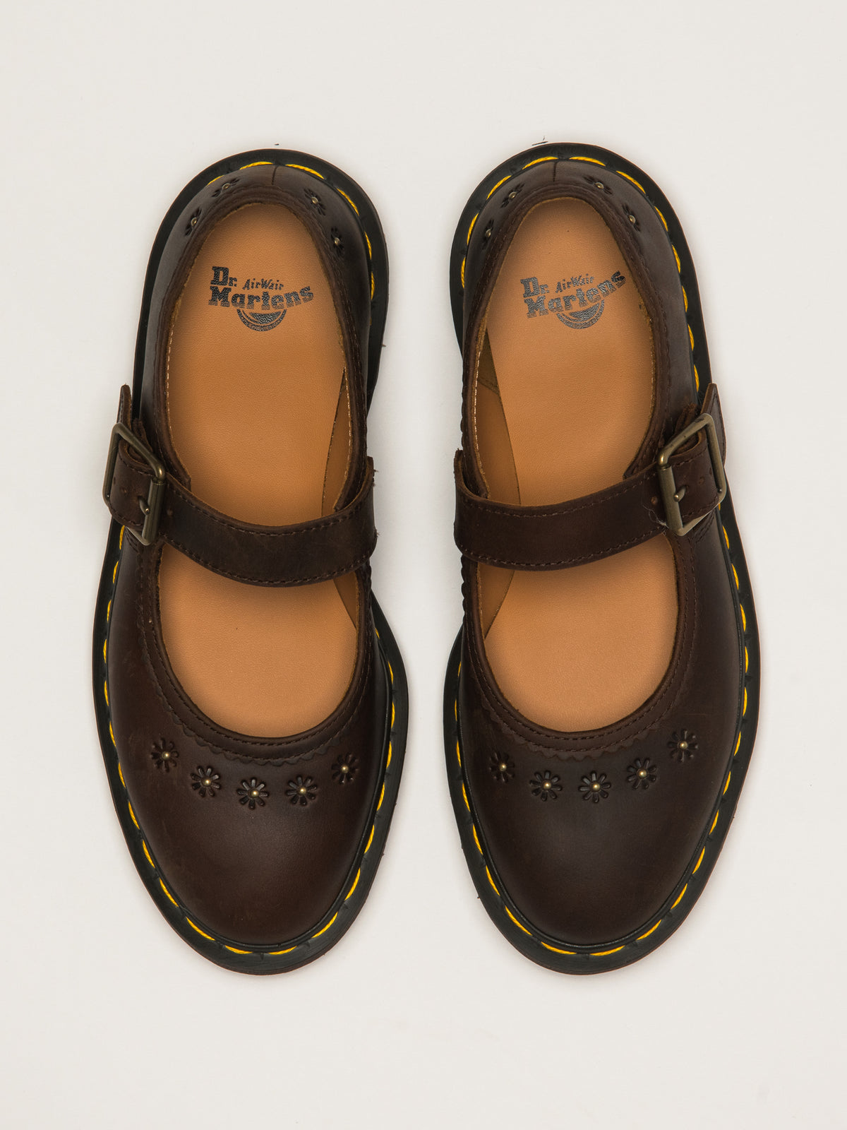 WOMENS DR MARTENS MARY JANE FLOWER