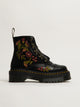 DR MARTENS SINCLAIR AUTUMN FLORAL WANAMA BOOT - BLACK