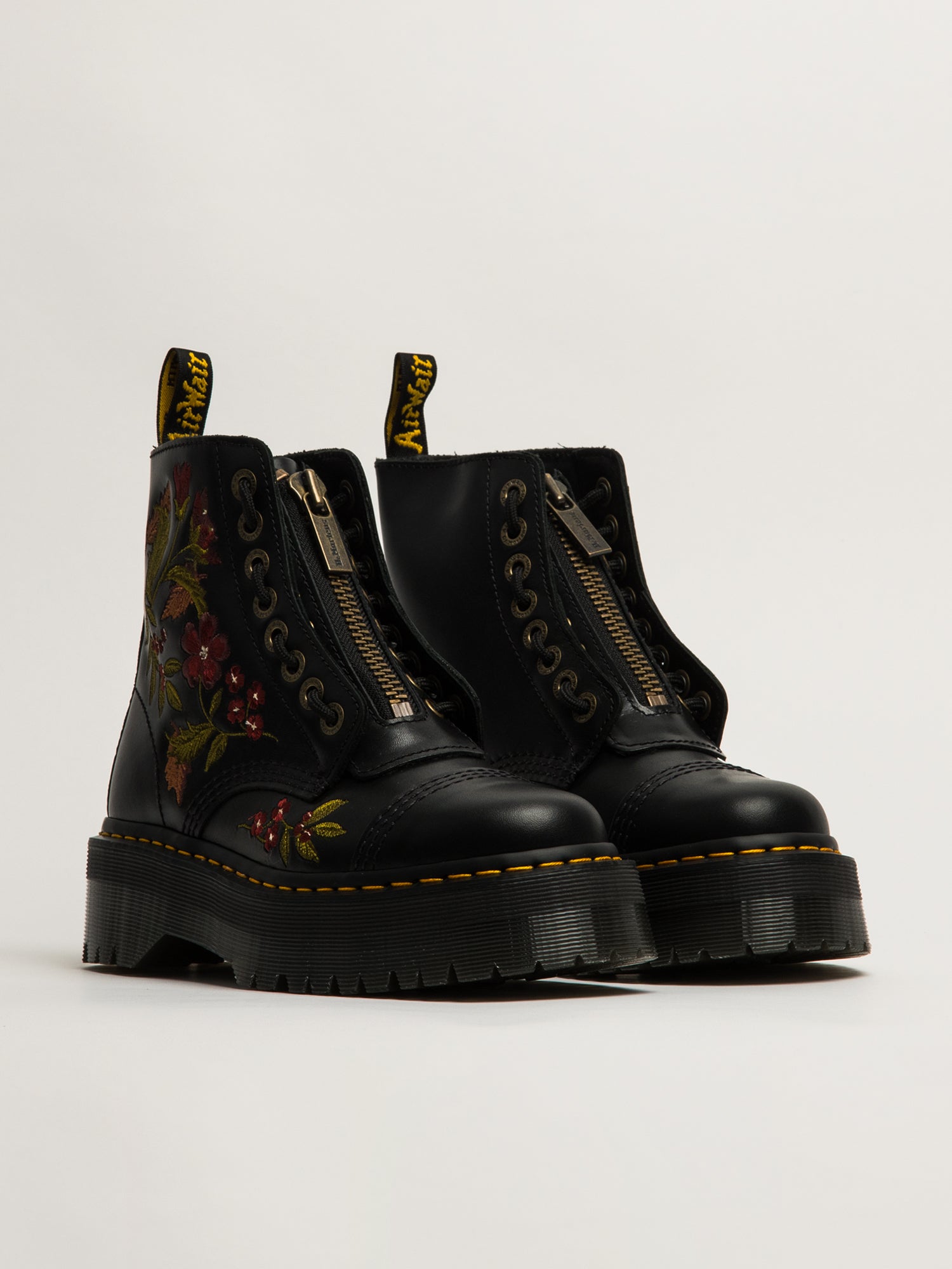 DR MARTENS SINCLAIR BOTTE WANAMA FLEURIE D'AUTOMNE - NOIR