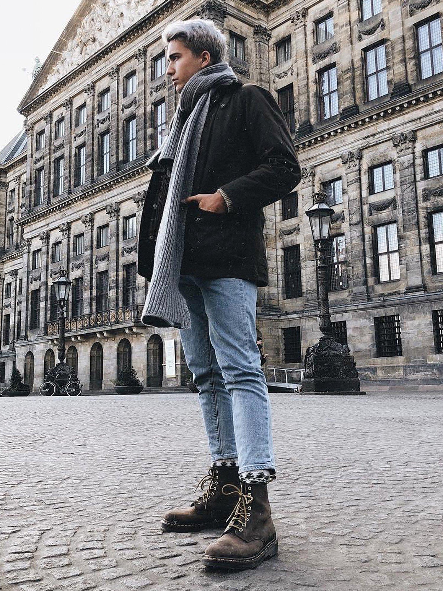 Men wearing dr store martens